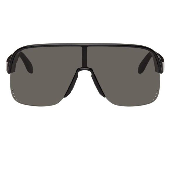 Brand new Alexander McQueen black shield sunglasses